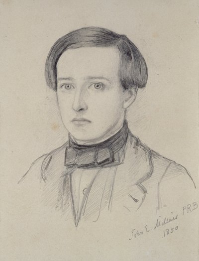 Portrait of Charles Allston Collins by John Everett Millais